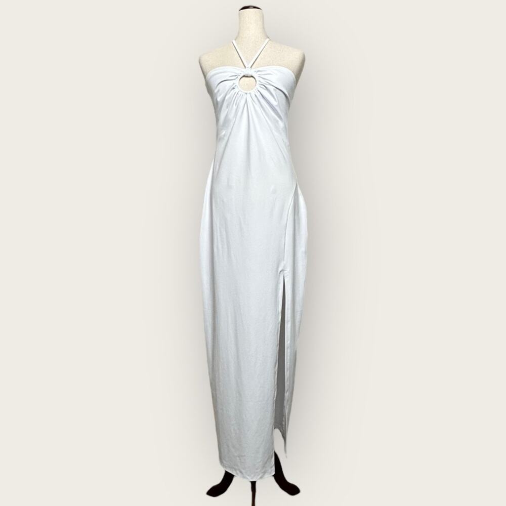 NWT | Susana Monaco | O-Ring Halter Maxi Dress | Sugar | Large - Picture 2 of 12